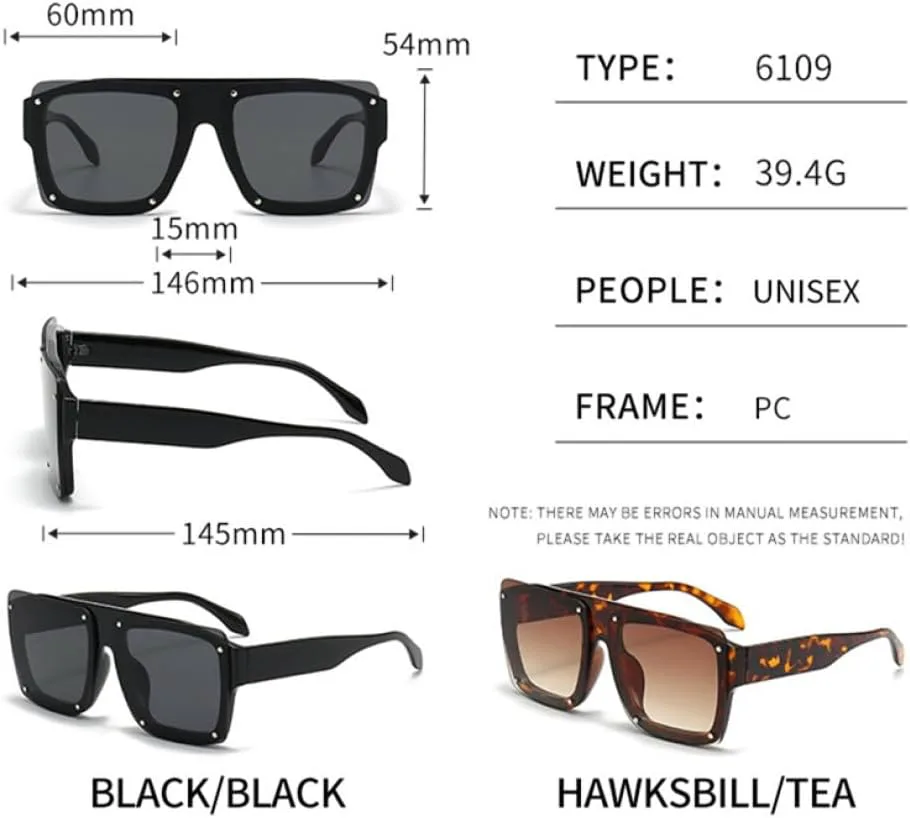 

MUTYNE Модные ретро квадратные женские солнцезащитные очки с градиентным покрытием UV400, винтажные мужские солнцезащитные очки с заклепками в стиле панк, C5