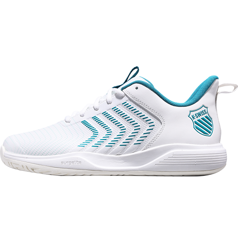 

K·SWISS Теннисные кроссовки KSWISS с низким верхом и амортизацией, противоскользящие, мужские, белые, зеленые