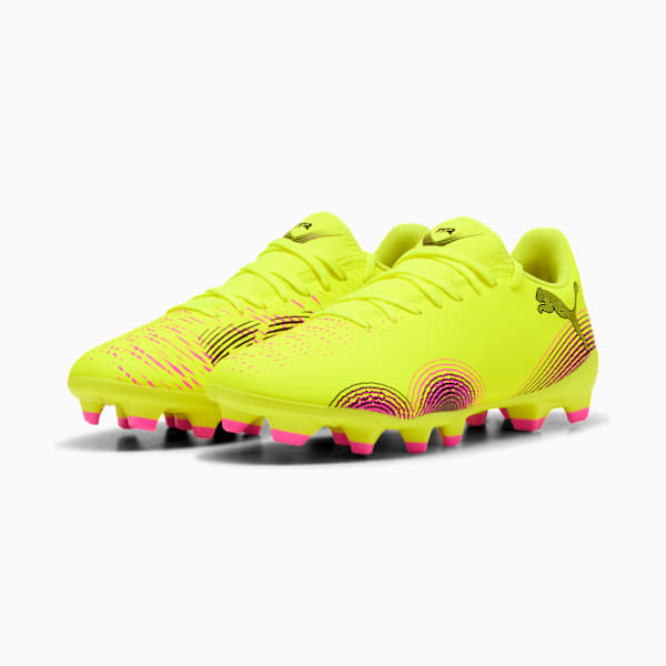 Женские футбольные бутсы для игры на твердом/искусственном грунте Future 8 Play Puma, желтый — фото 2