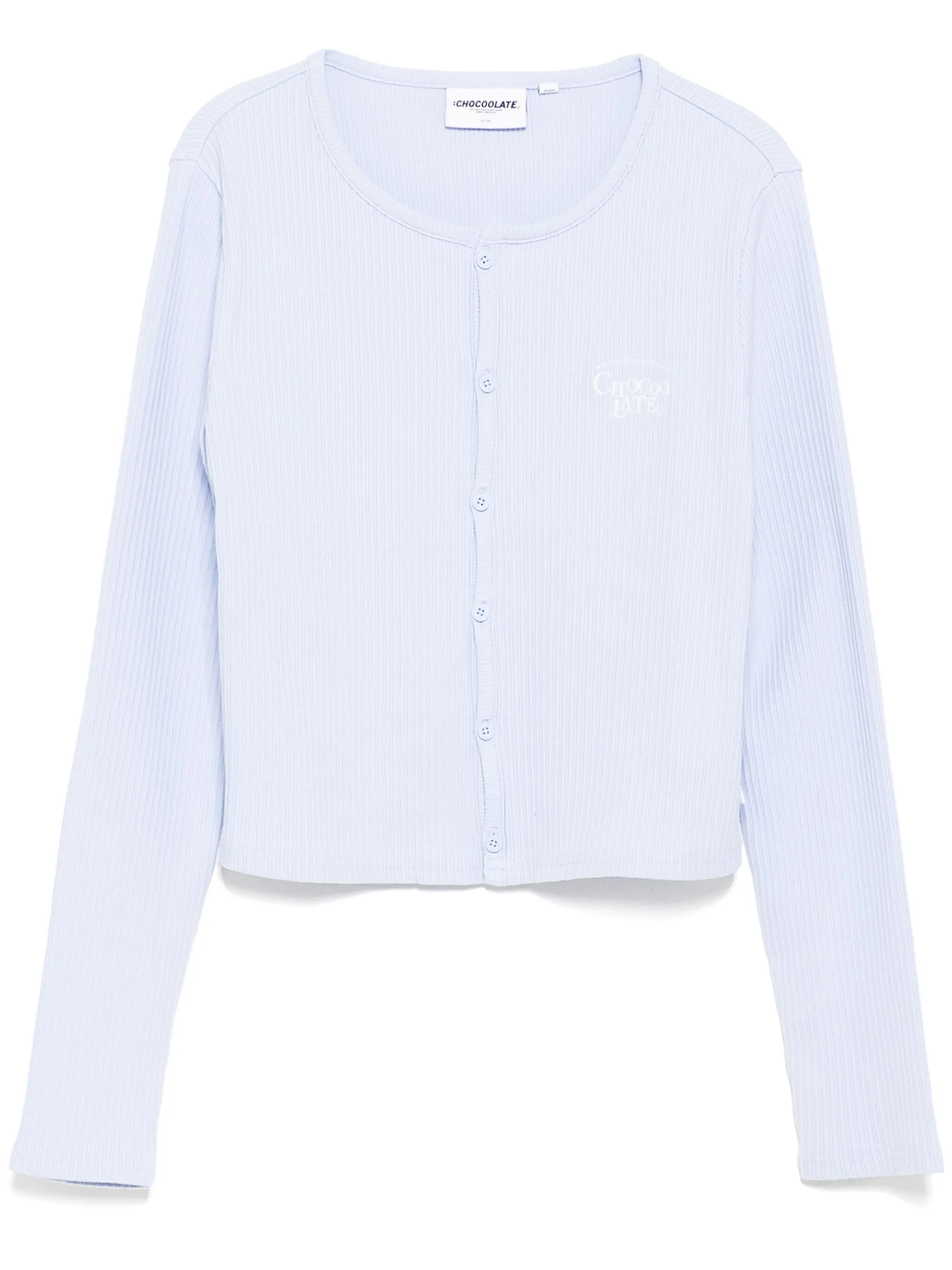 

Топ с вышитым логотипом Chocoolate, синий