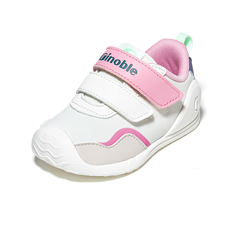 

Обувь для дошкольников и носки для младенцев и малышей GINOBLE, белый/розовый/синий