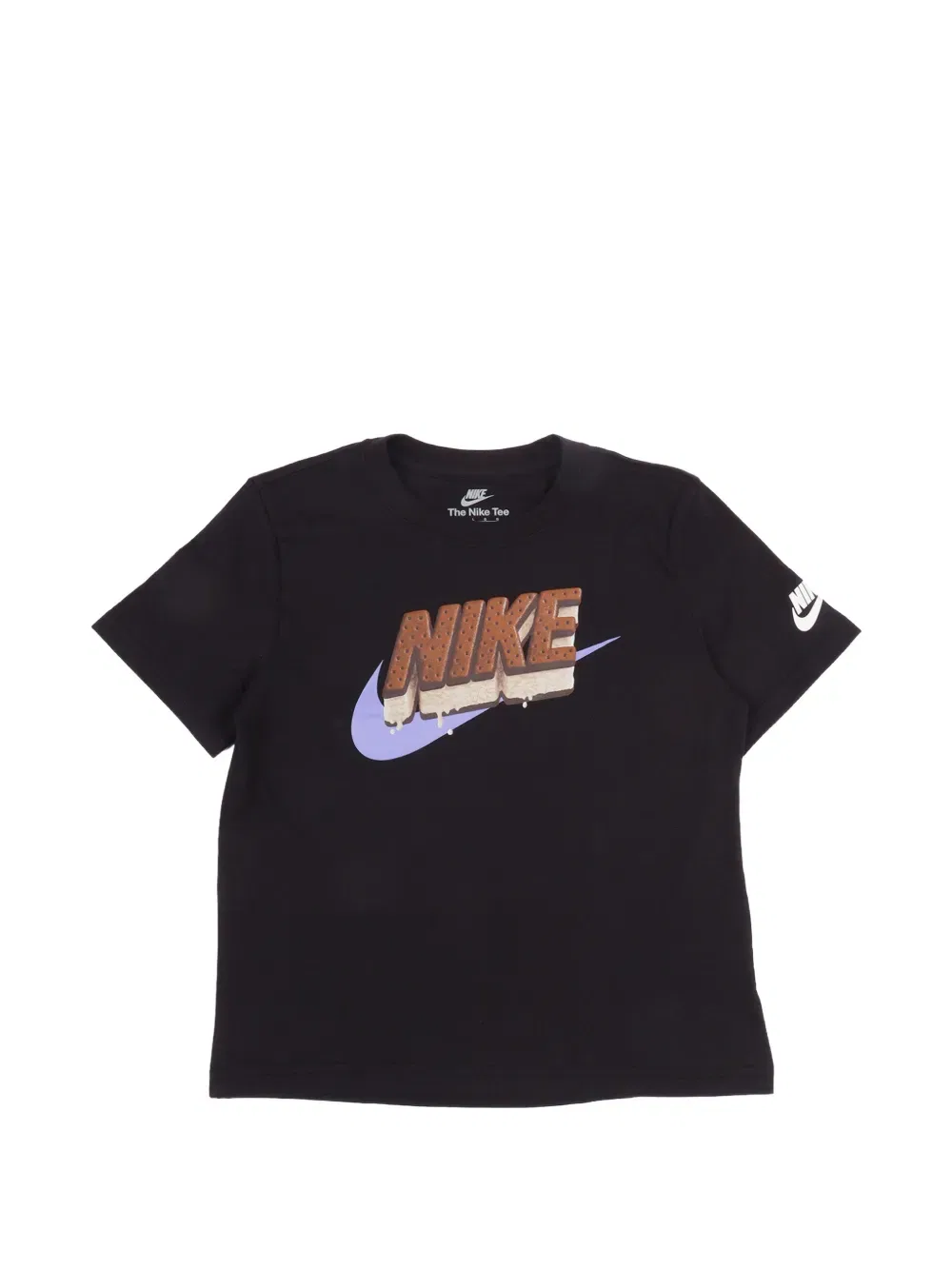 Футболка с графическим принтом Nike, черный