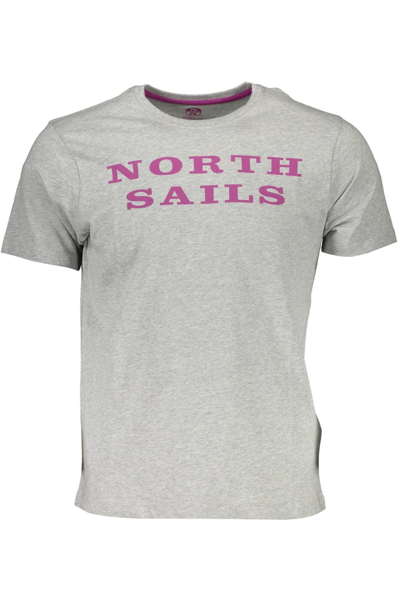 

Серая хлопковая мужская футболка North Sails