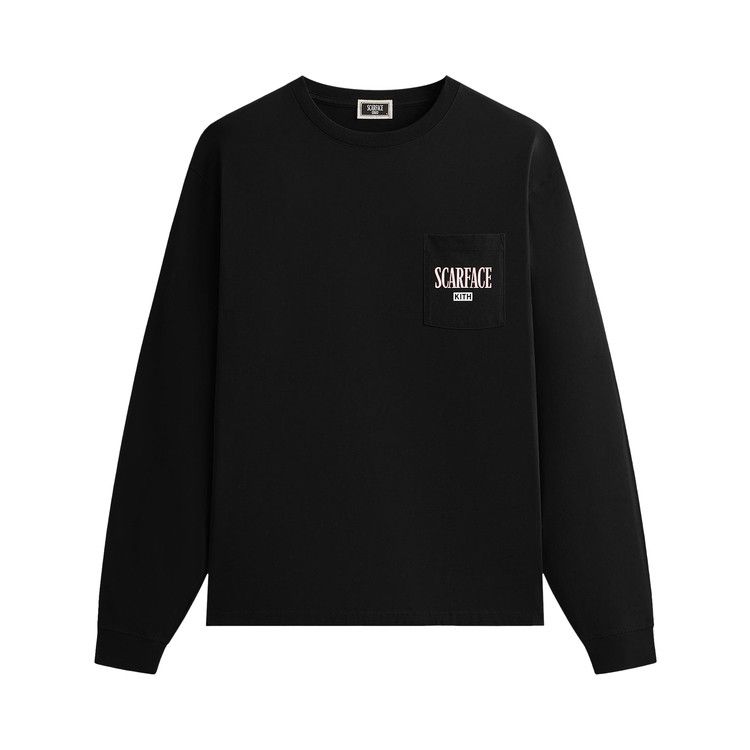 

Футболка Kith For Scarface Statue Long Sleeve Pocket Tee, Black