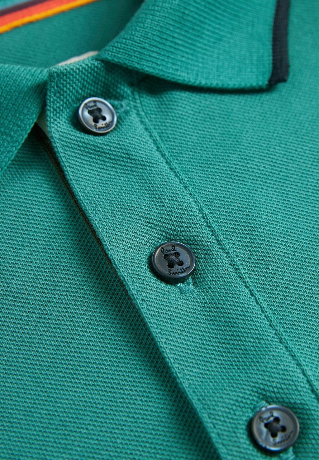 

Рубашка поло SHORT SLEEVE SIGNATURE -REGULAR FIT Paul Smith Junior, зеленый