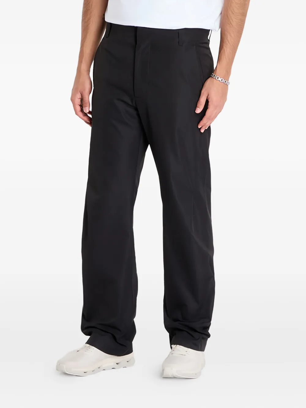 

Брюки с шлевками для ремня Post Archive Faction, черный