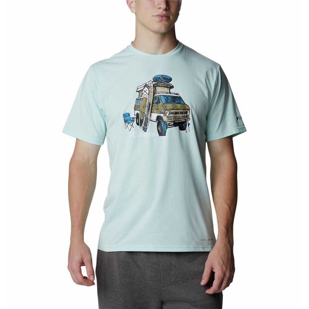 

Футболка Columbia Sun Trek Graphic, синий