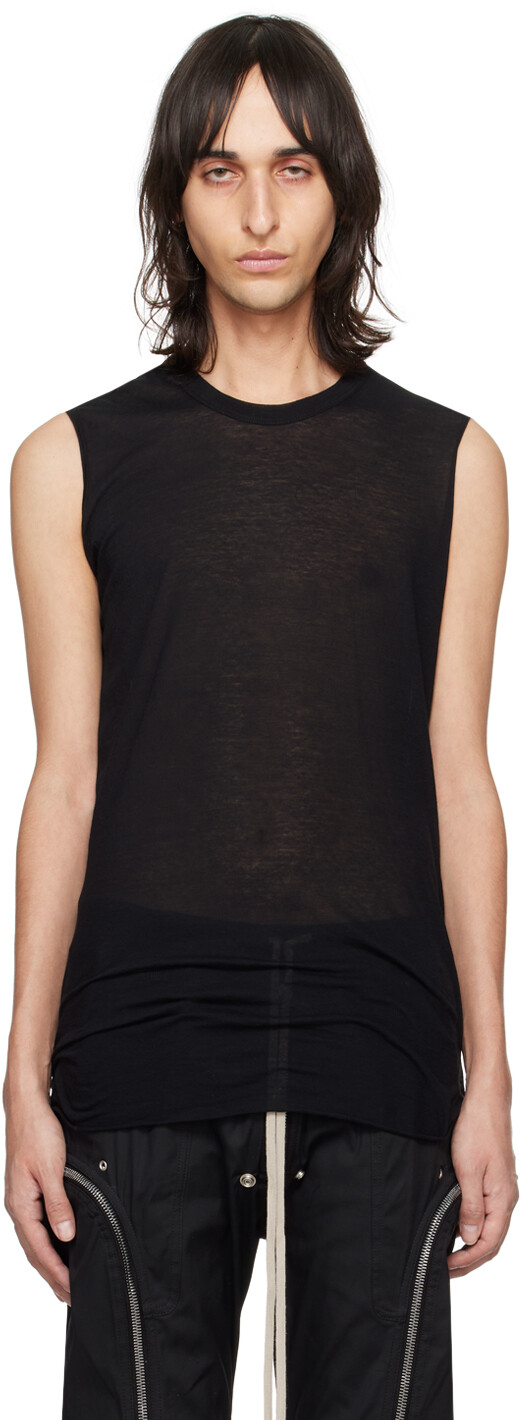 

Черная базовая майка Rick Owens, цвет Black
