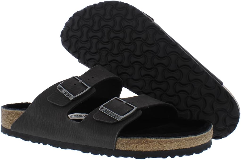 Сандалии Birkenstock Arizona с мягкой стелькой для взрослых унисекс, черный — фото 2