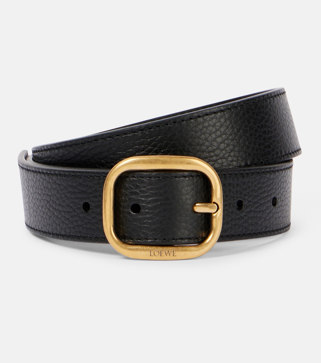 

Кожаный ремень Loewe, Black/Gold