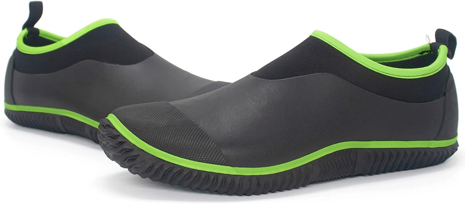 

Мужские садовые сапоги SWIFTFROG - водонепроницаемые ботинки на мягкой подошве до щиколотки, резиновые дождевые сапоги для мужчин и женщин, для активного отдыха на природе, кемпинга и садоводства, зеленый