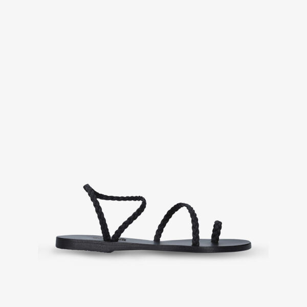 

Плетеные кожаные сандалии Eleftheria Ancient Greek Sandals, черный