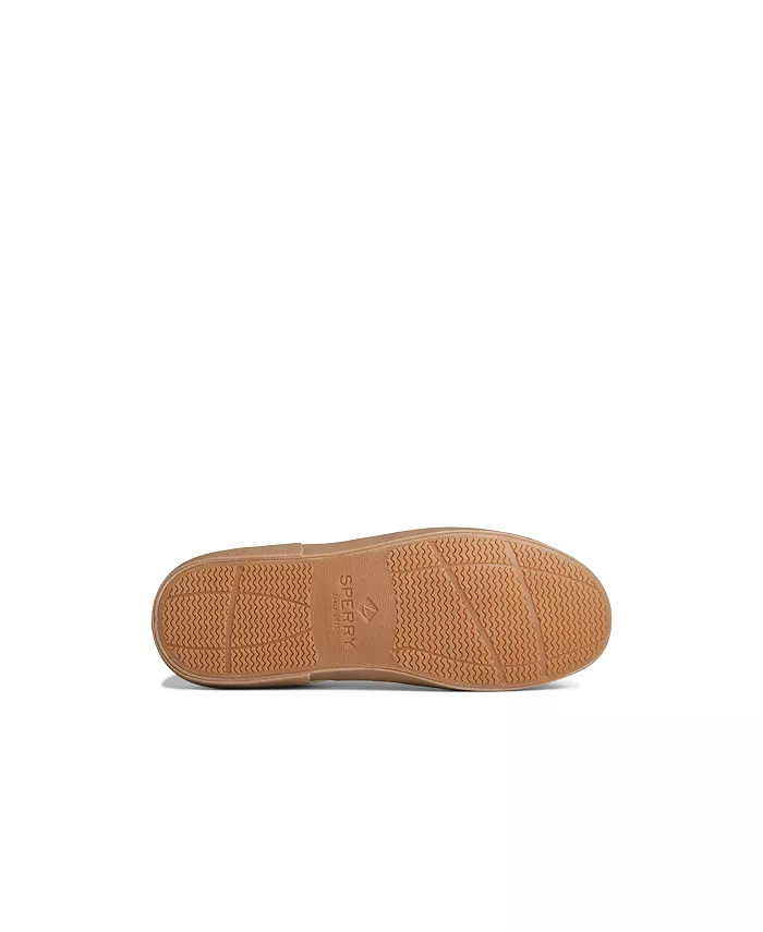 Мужские кроссовки Crossjack Court Textile Sperry, коричневый/бежевый — фото 2