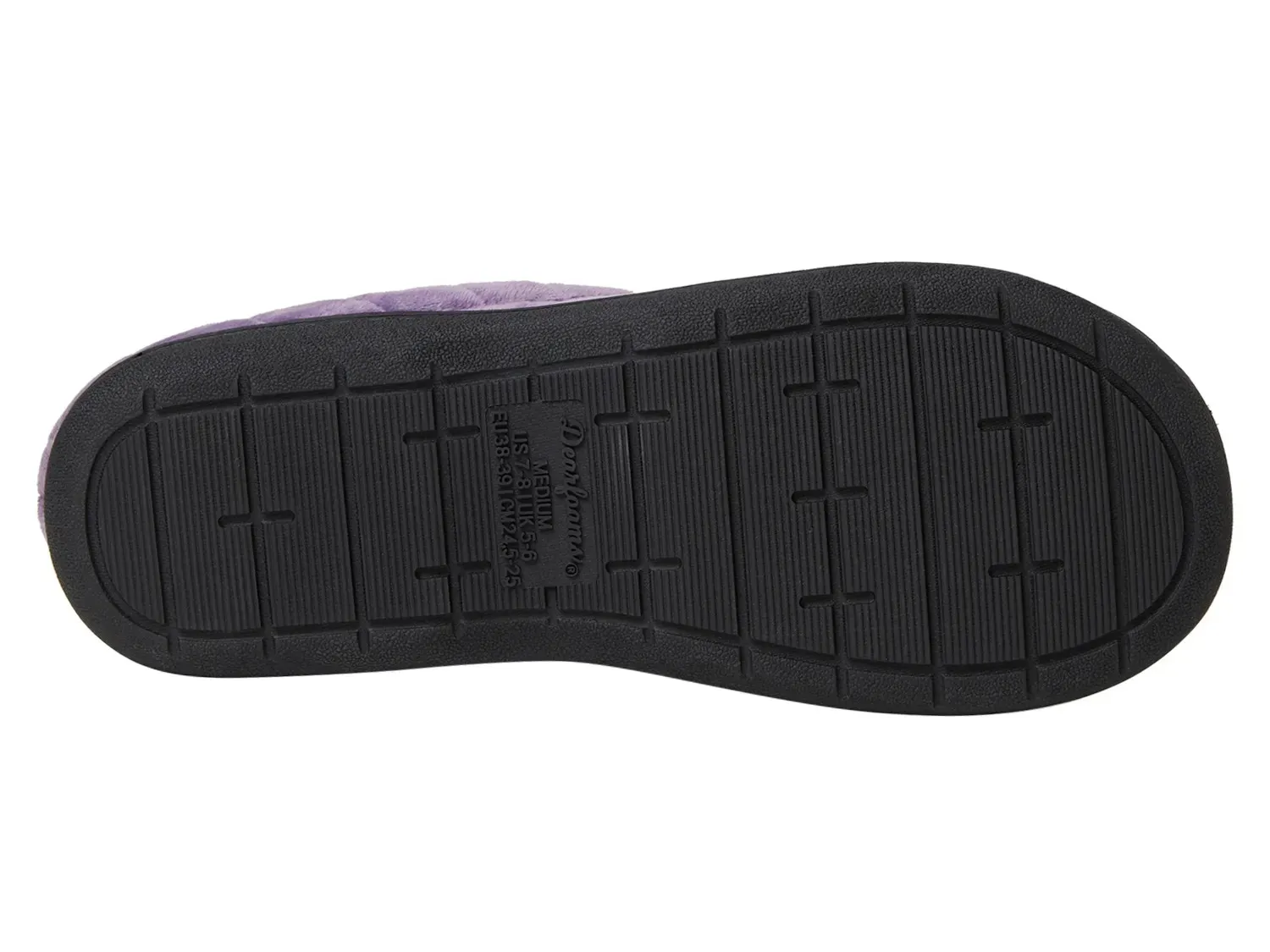 Тапочки Dearfoams Darcy Clog Slipper - женские, фиолетовые — фото 3