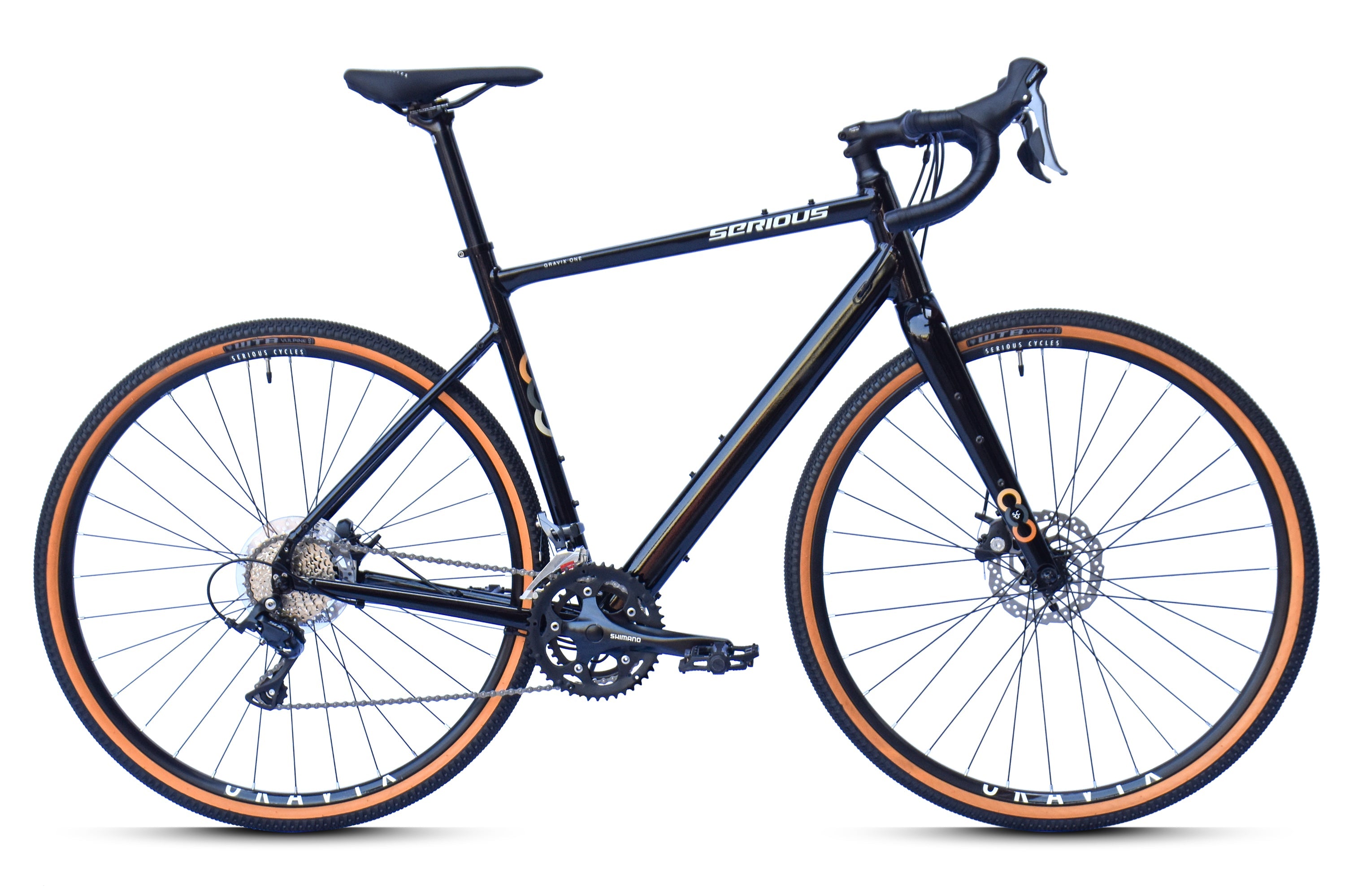 

Гравийный велосипед Serious Gravix ONE black shiny (2025)