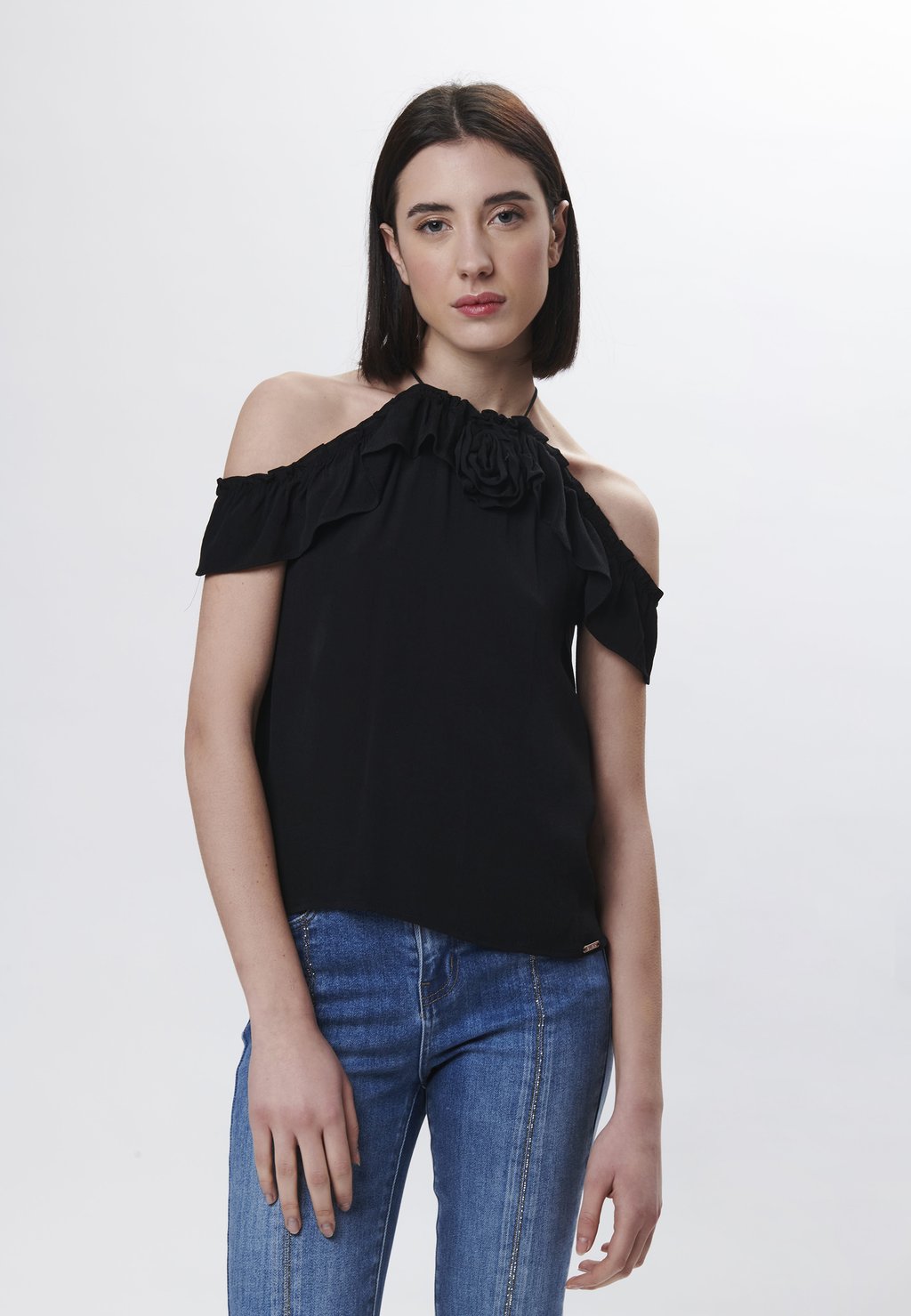 

Топ ROSE HALTER INFLUENCER, черный