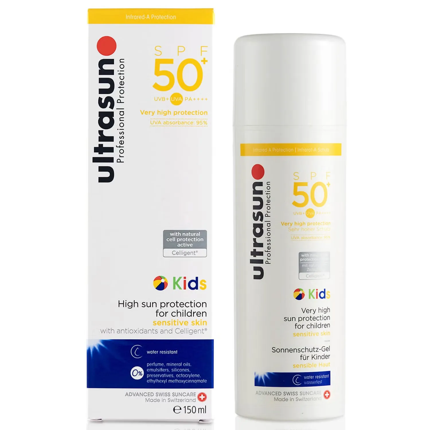

Детский лосьон очень высокой защиты SPF 50+ 150 мл Ultrasun