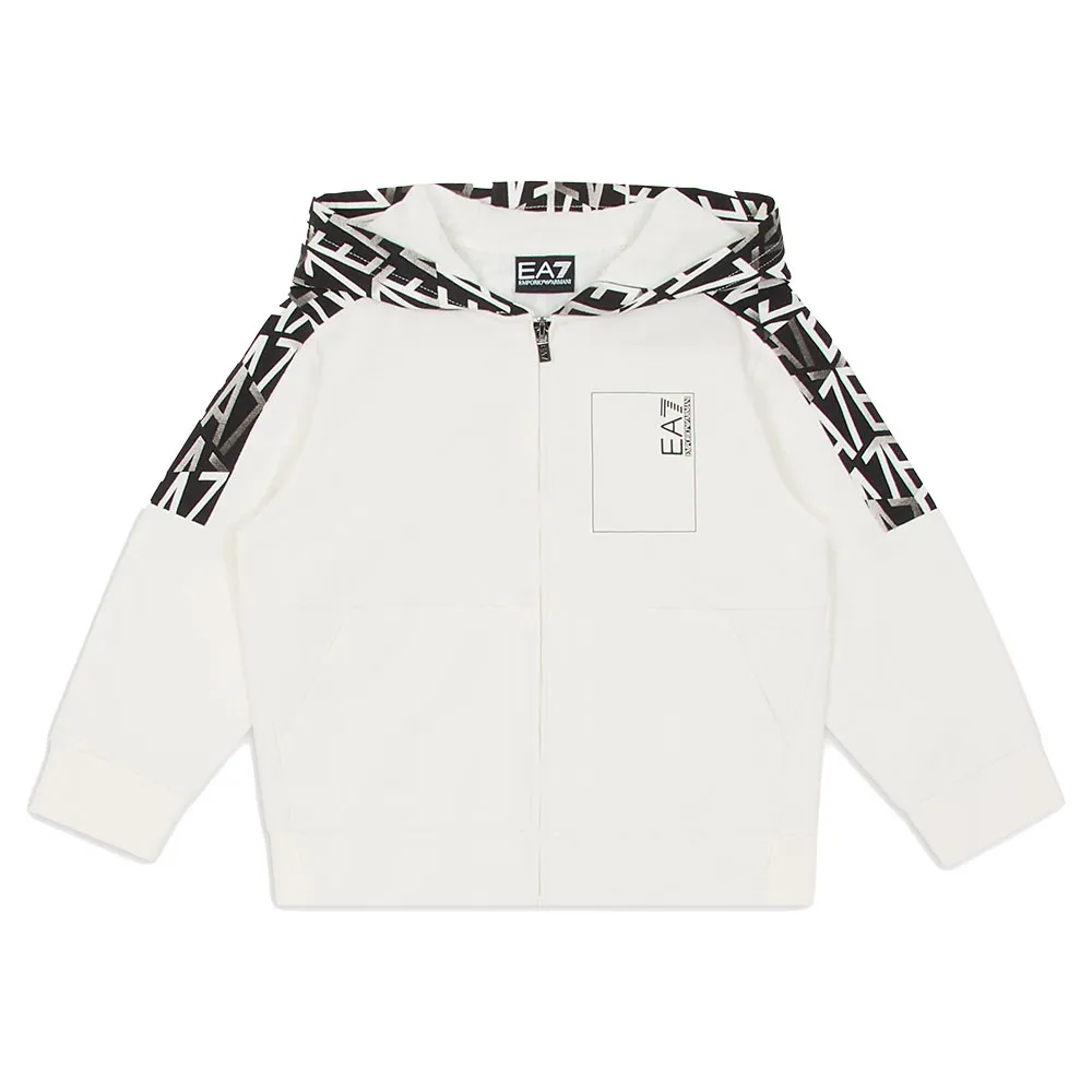 

Толстовка EA7 EMPORIO ARMANI 7B000076_AF10380 full zip, белый