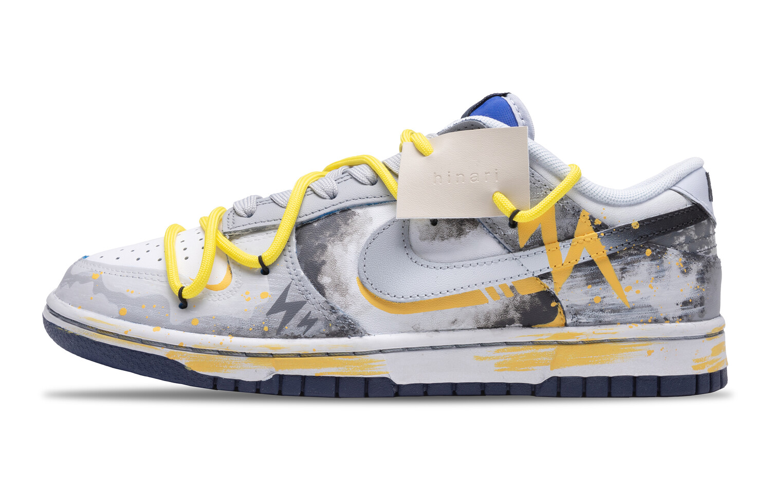 

Кроссовки Nike Dunk Skateboarding Shoes Men Low-top Yellow, белый