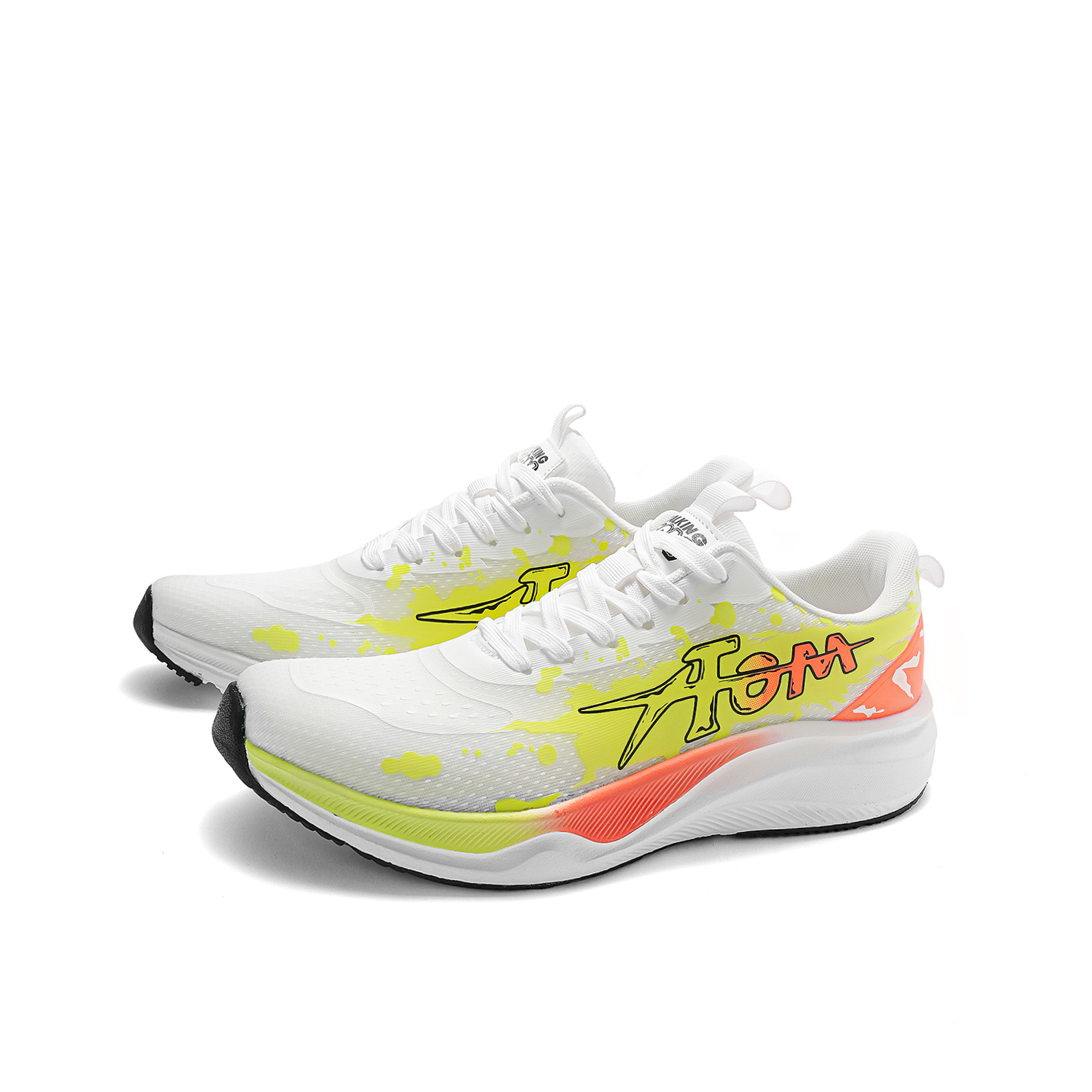 

TALKING TOM Кроссовки унисекс низкие неоново-желтые/черные белые - неоново-желтые [Дышащие], цвет Neon Yellow[Breathable]