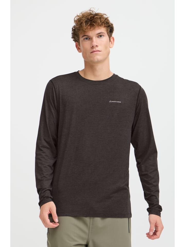 

Футболка North Bend Langarmshirt, коричневый