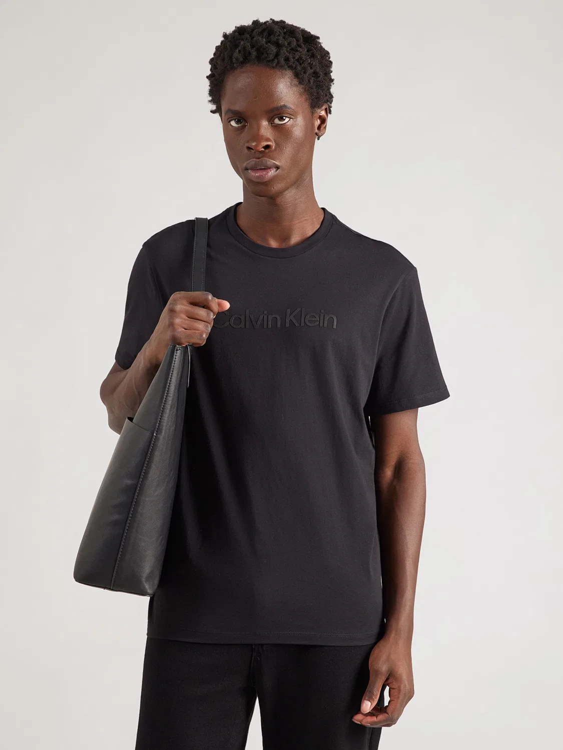 Обычная рубашка Calvin Klein черного цвета — фото 2