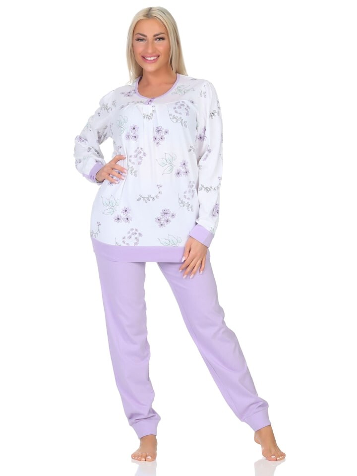 

Пижама NORMANN Langarm Bündchen, сиреневый