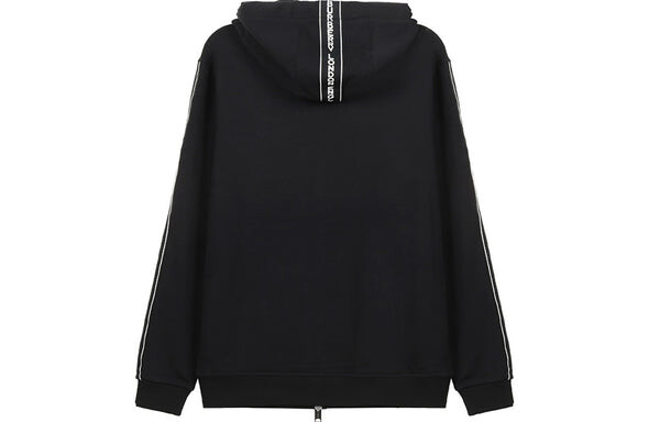 Толстовка Burberry fw20 logo cotton hooded zipper sports tops, черный — фото 2