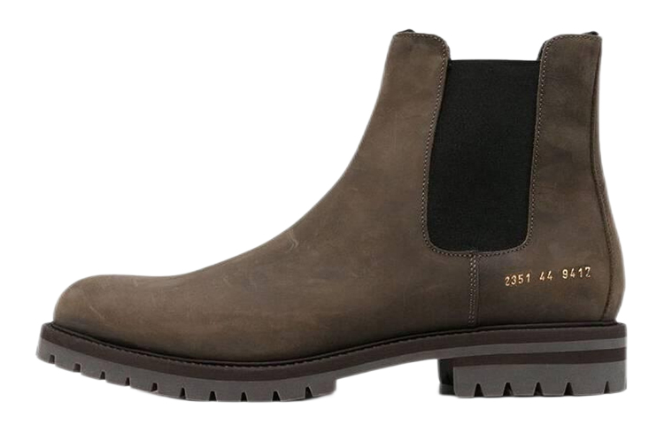 

COMMON PROJECTS Ботинки челси мужские коричневые до щиколотки, Коричневый, COMMON PROJECTS Ботинки челси мужские коричневые до щиколотки