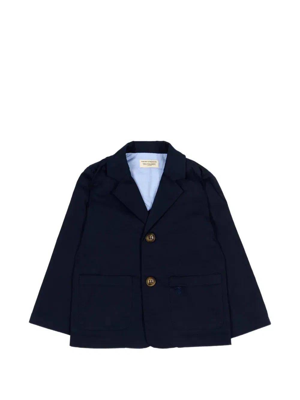 Пиджак на пуговицах Trussardi Junior, синий