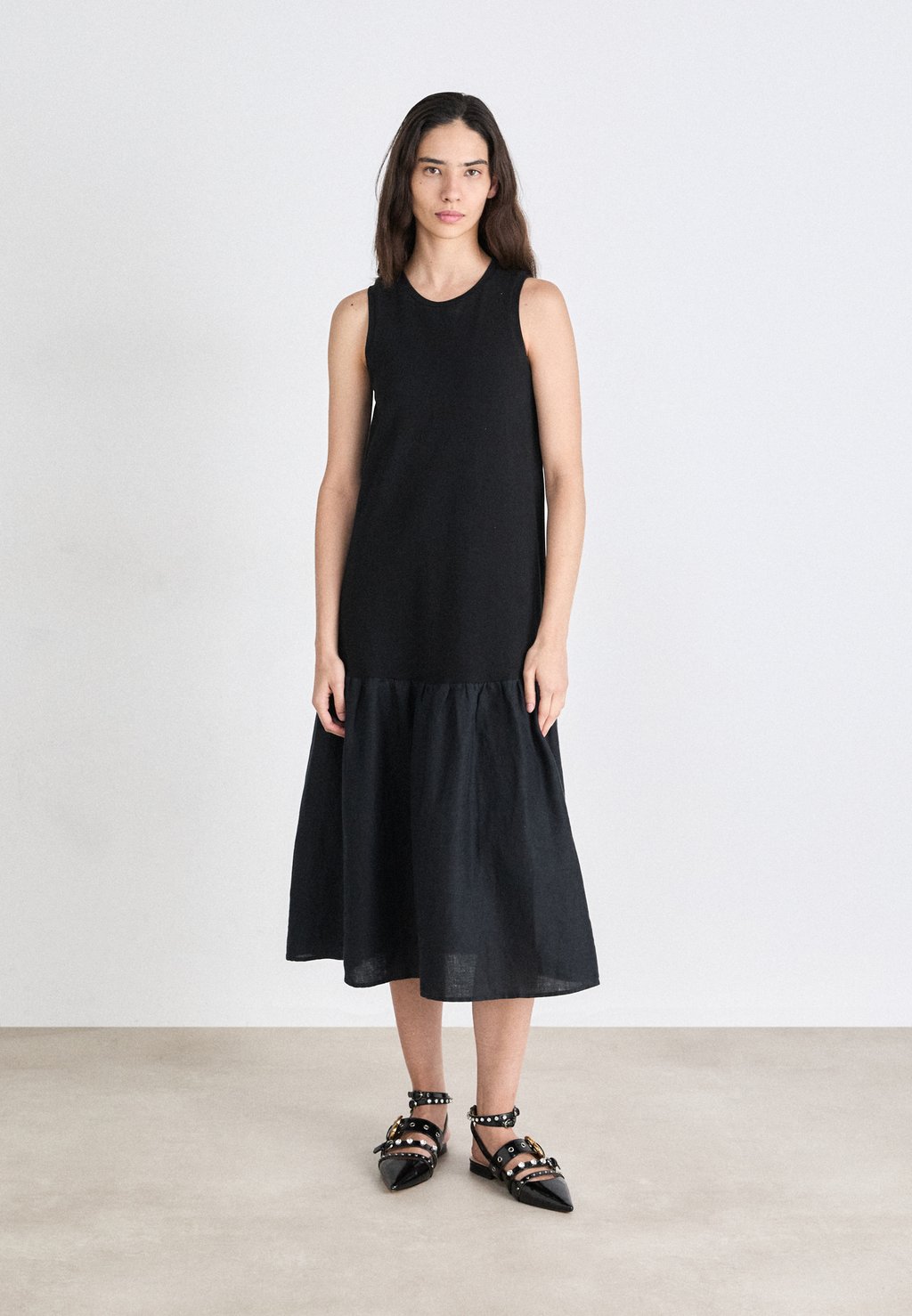

Повседневное платье MIX MEDIA DRESS DKNY, черный