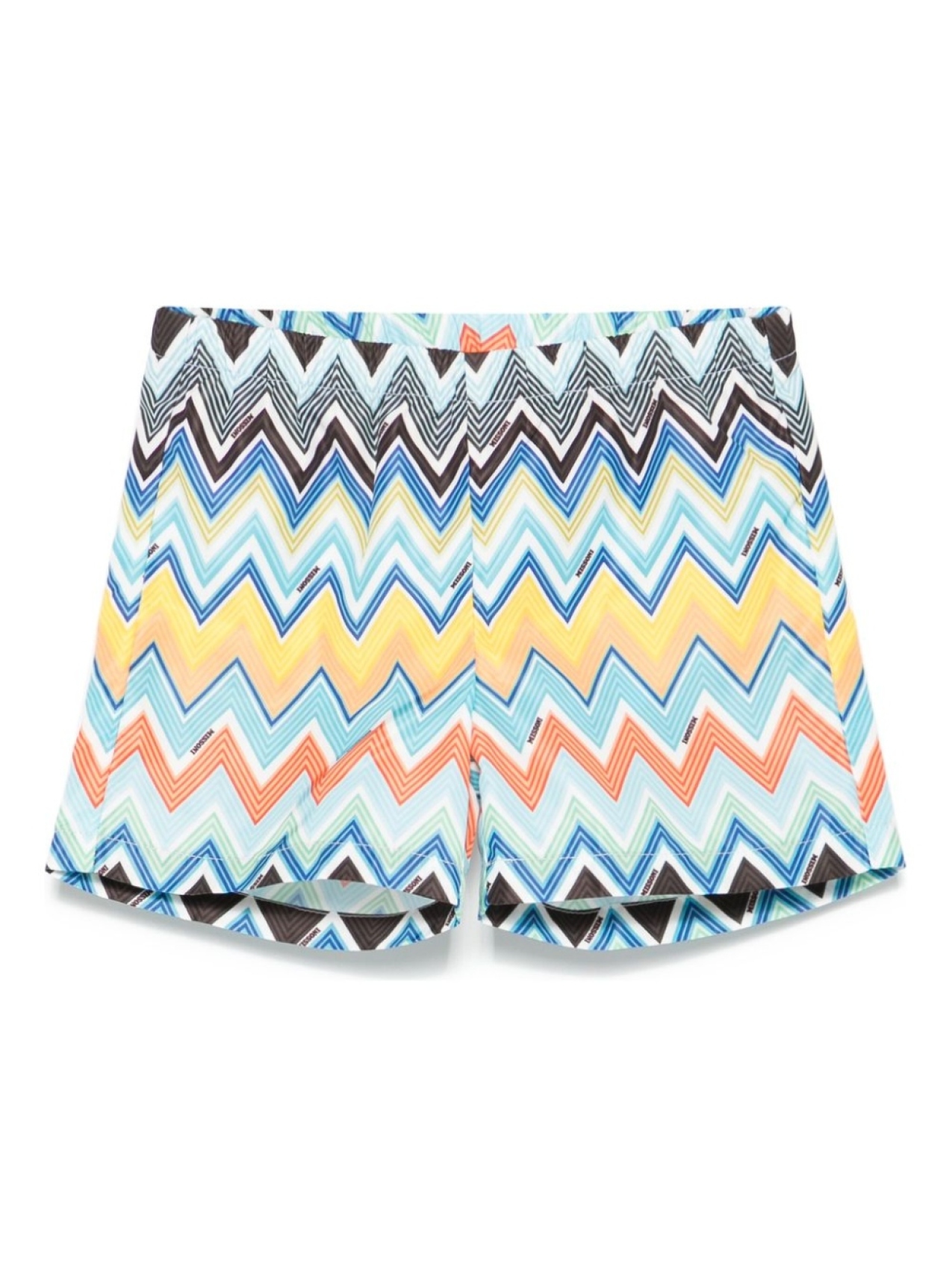 

Missoni Kids плавки-шорты с узором зигзаг, синий