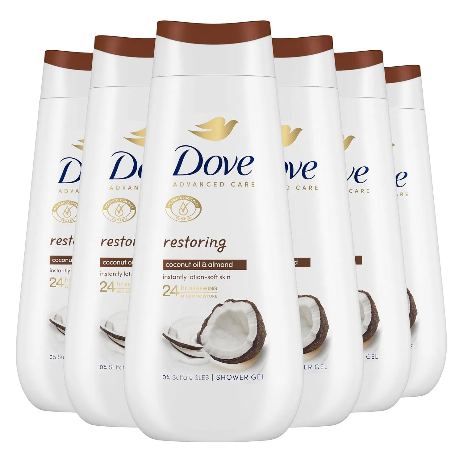 Восстанавливающий гель для душа «Advanced Care» от Dove, 6 x 225 мл Dove — фото 2