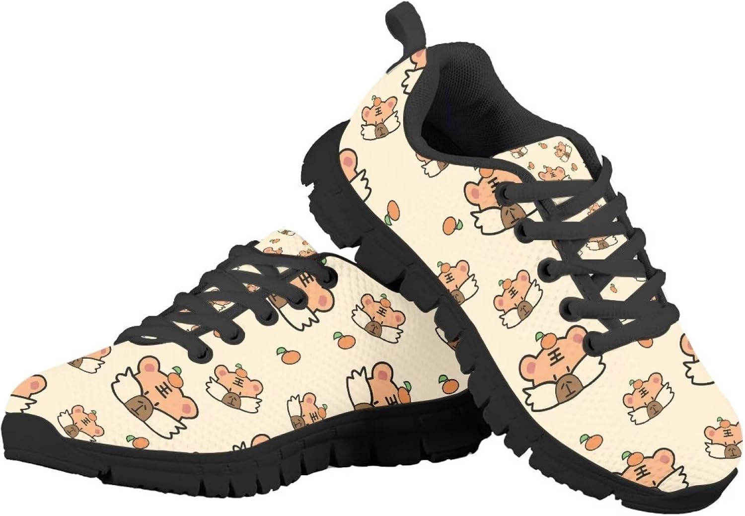 

Детские кроссовки с мультяшным рисунком, нескользящие, для мальчиков и девочек, дышащие, сетчатые, модные спортивные кроссовки для малышей, размеры 11-13/детей постарше, размеры 1-5 Quxjehoe, Tigers