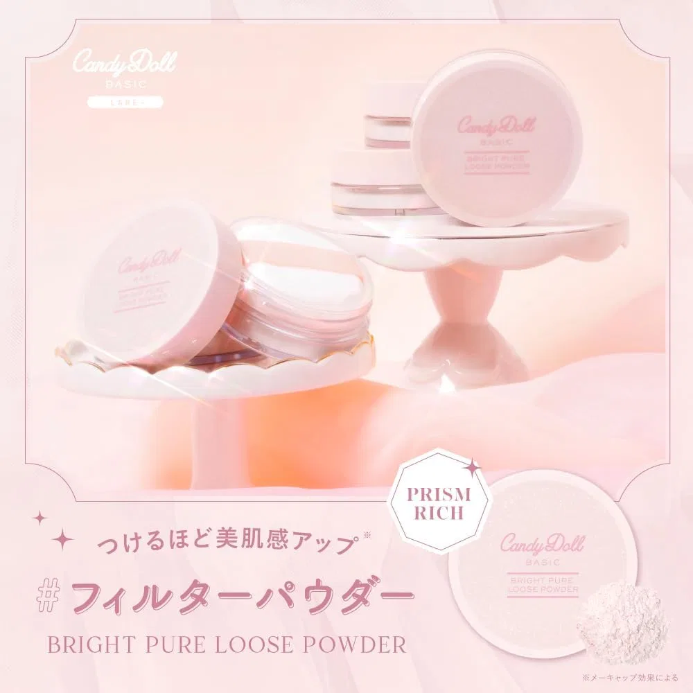 Пудра для лица Candydoll Bright Pure Loose Powder Prism Rich, 6 г — фото 2