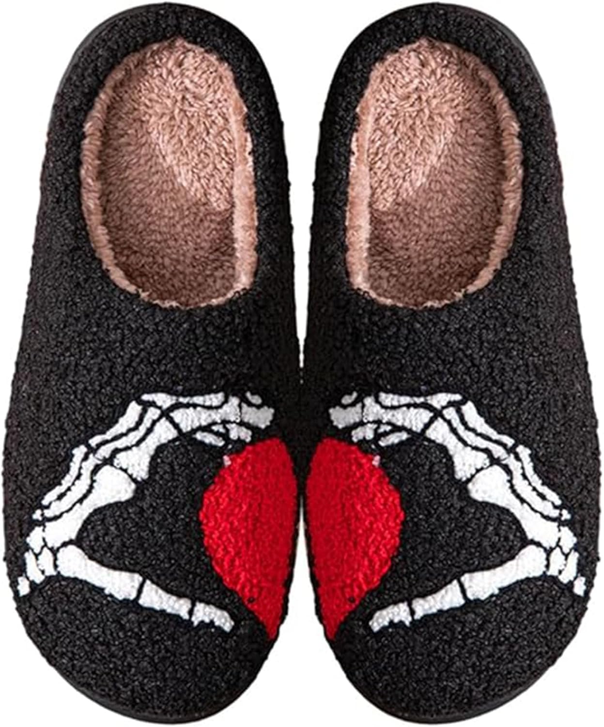 

Тапочки LNERIP зимние женские и мужские, пушистые плюшевые, с животными, милые мультяшные домашние тапочки, теплые и уютные, для дома и улицы, для девушек и женщин, черный