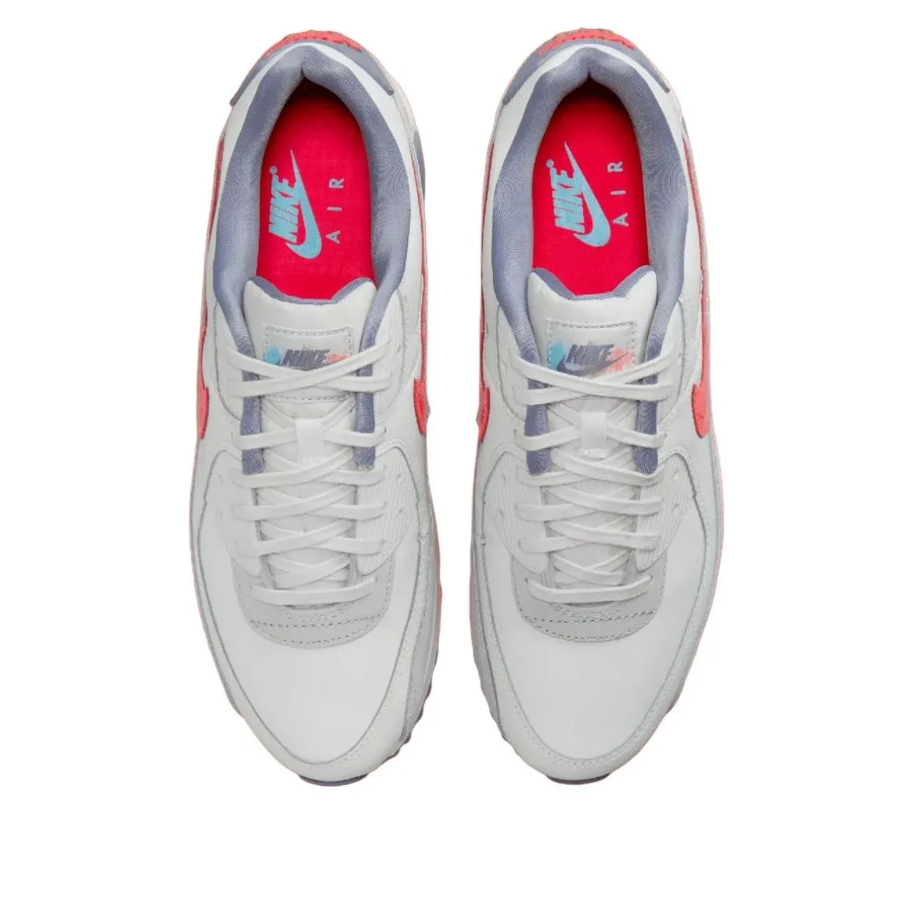 Кроссовки Nike Air Max 90 Premium 'Summit White Bright Crimson' — фото 3
