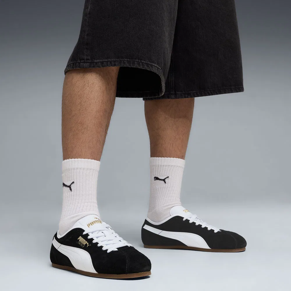 Мужские низкие кроссовки Tackle чёрные с белым от Puma