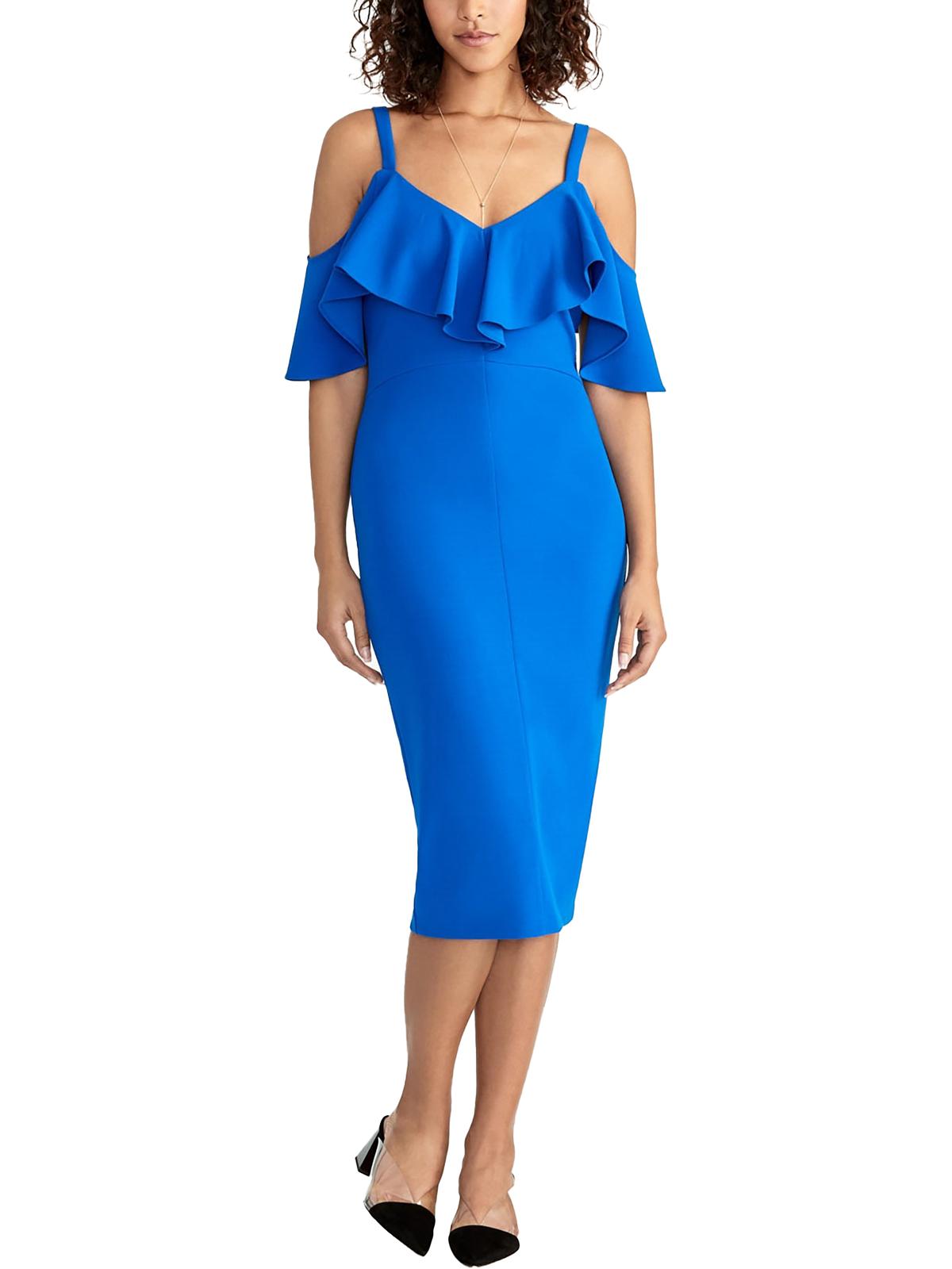 

Женское платье-футляр Marcella с оборками и V-образным вырезом Rachel Rachel Roy, цвет silk blue