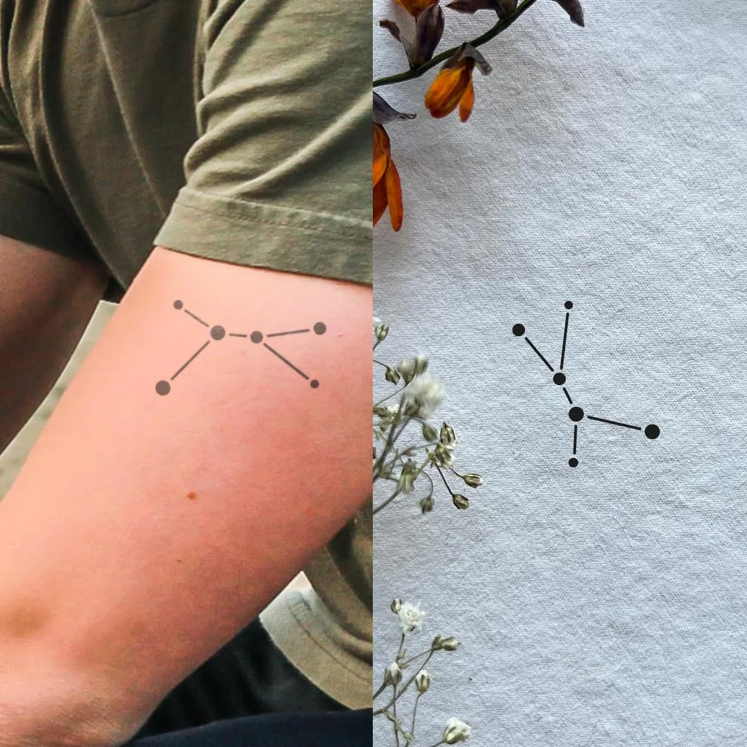 Временная татуировка «Созвездие Рака» от Inkster Inkster, Cancer Constellation — фото 2