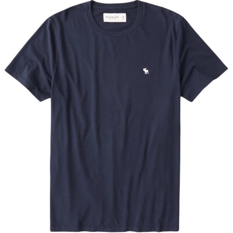

Abercrombie＆Fitch Футболка мужская морская синяя, Синий, Abercrombie＆Fitch Футболка мужская морская синяя
