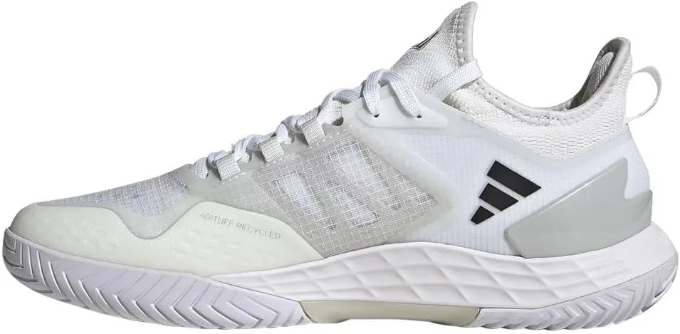 adidas Мужские кроссовки Adizero Ubersonic 4.1, белые/черные/матово-серебристые — фото 4