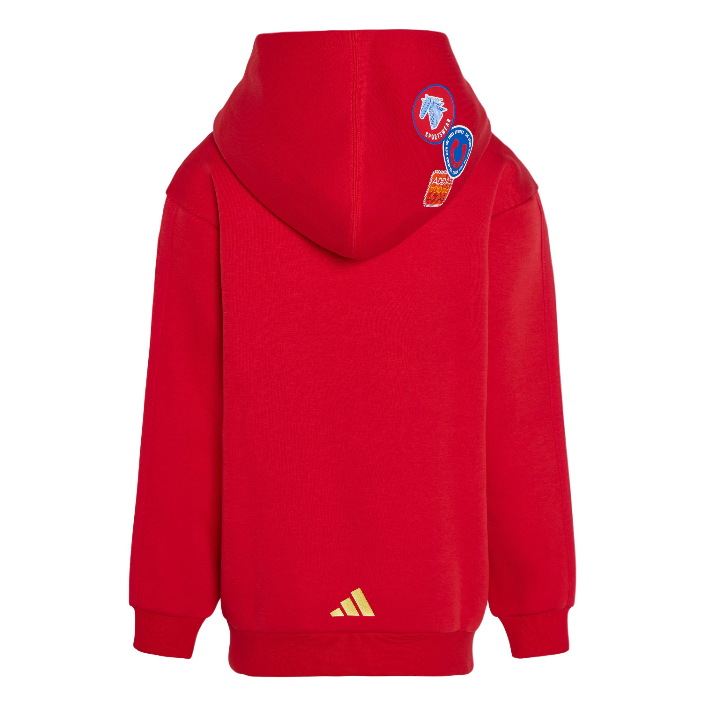 Свитшот FW25 Спортивная трикотажная одежда Детский Adidas, светлый scarlet — фото 3