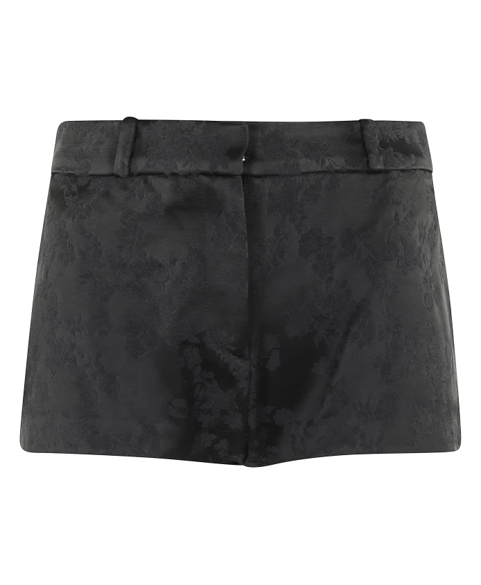 

Черные хлопковые шорты с жаккардовым узором Coperni, черный