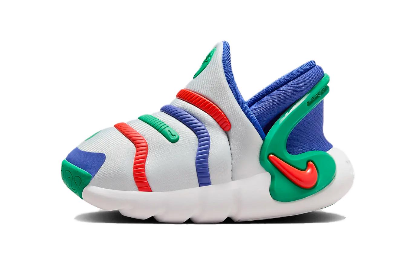 

Nike Dynamo Go 2 EasyOn TD 'Grey Green Picante Red' Белый Синий