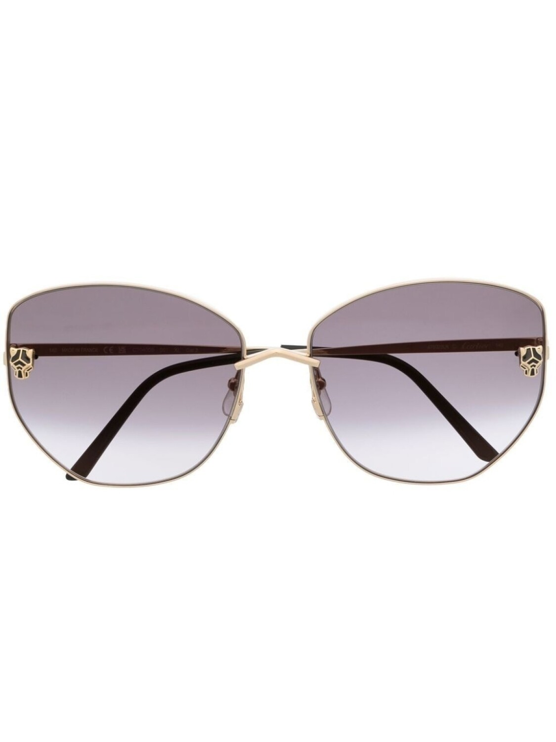 

Cartier Eyewear солнцезащитные очки Panther, золотистый