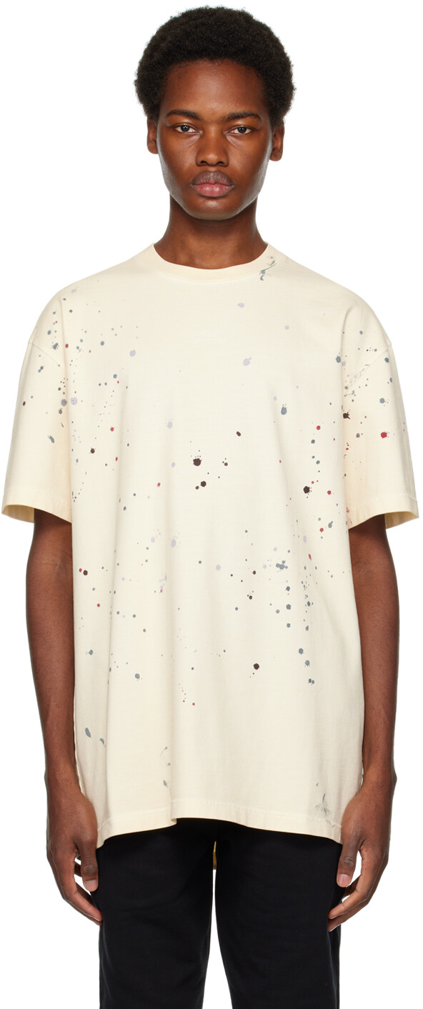 

Футболка Off-White с брызгами краски A-COLD-WALL*