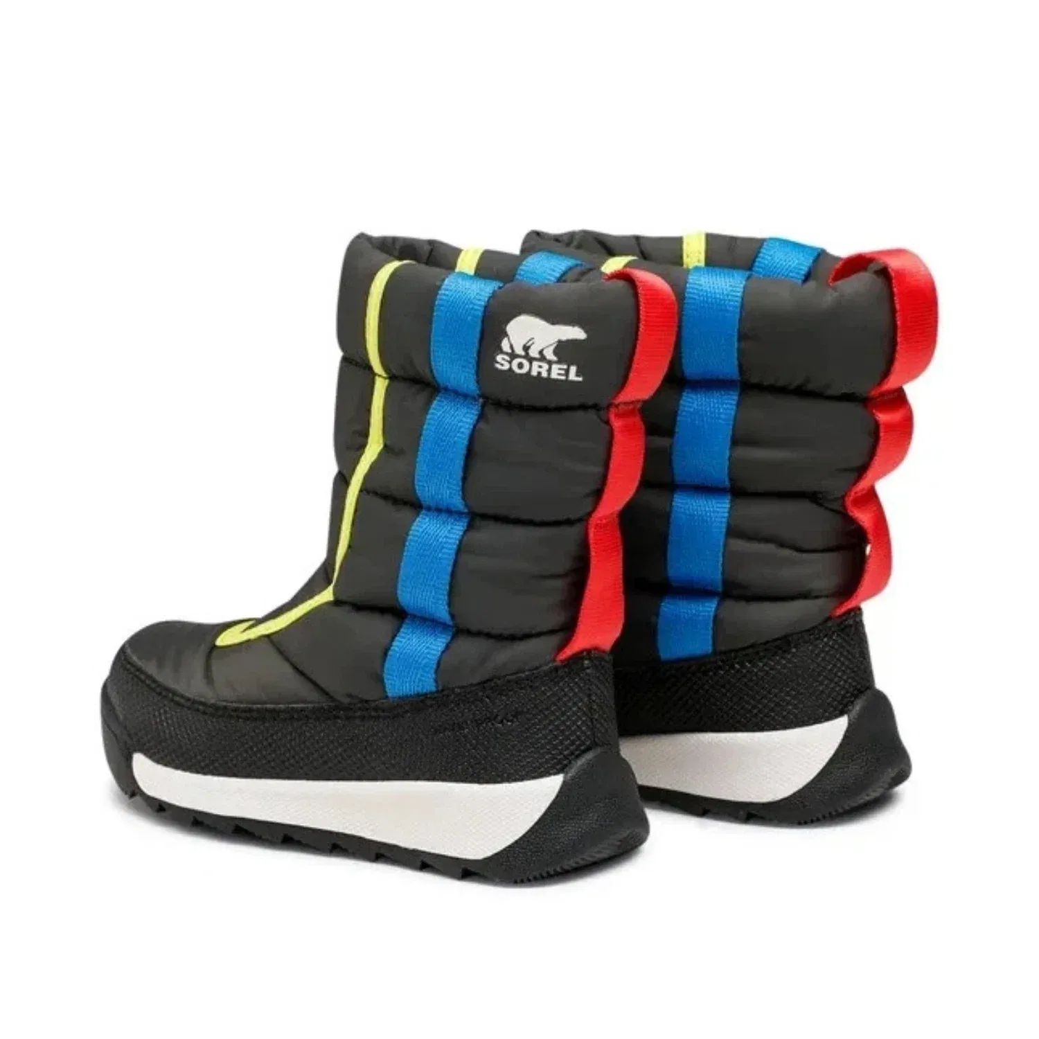 Детские водонепроницаемые зимние ботинки Sorel Whitney II Puffy Jet Black — фото 4
