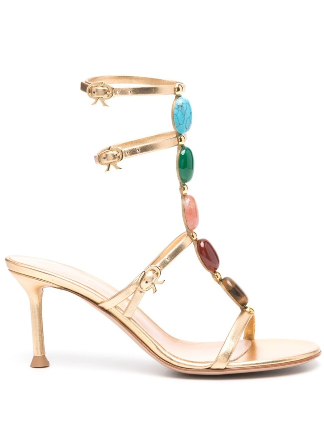 Gianvito Rossi босоножки Shanti 70, золотой