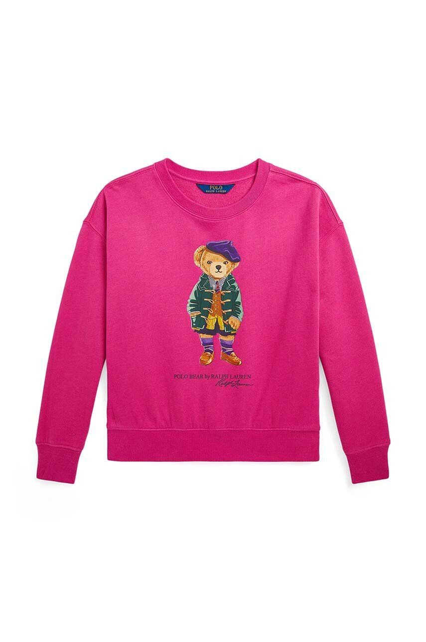 

Детская толстовка Polo Ralph Lauren, розовый